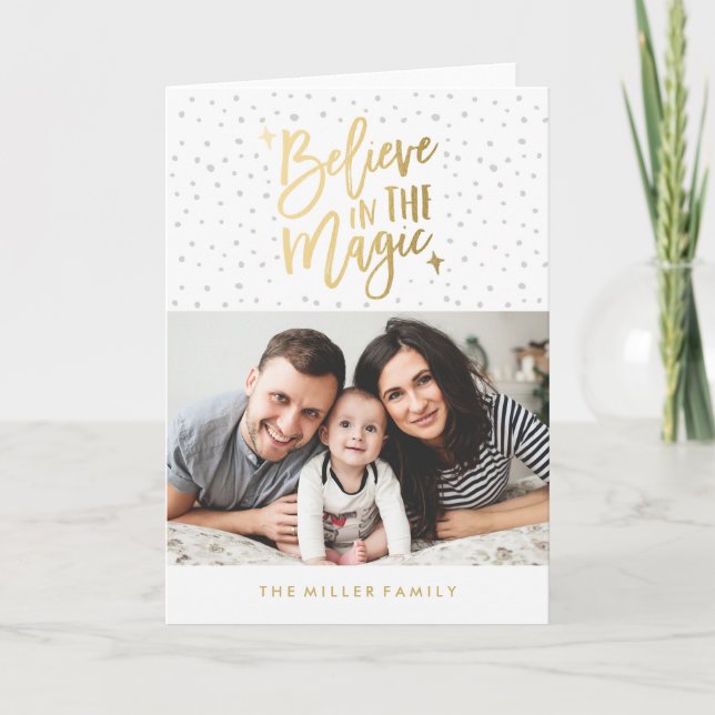 Crea en la tarjeta de felicitación mágica de la (Anverso)