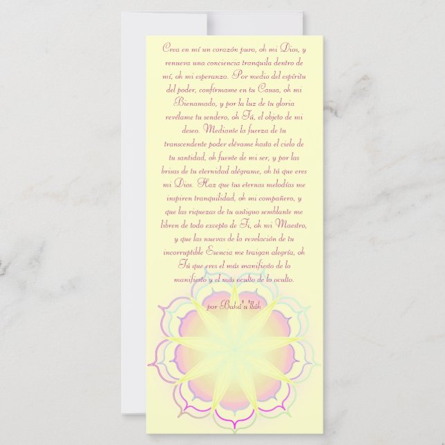 CREa EN Mi UN CORAZÓN PURO (Anverso)