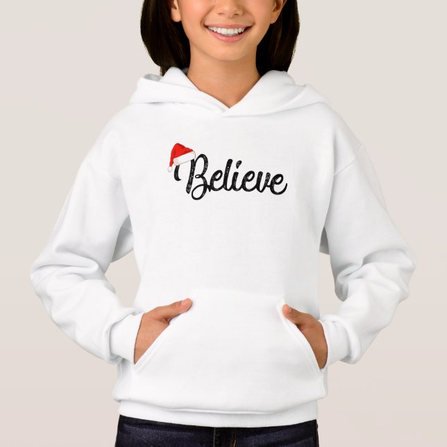 Crea en Papá Noel - sudadera con capucha del (Anverso)