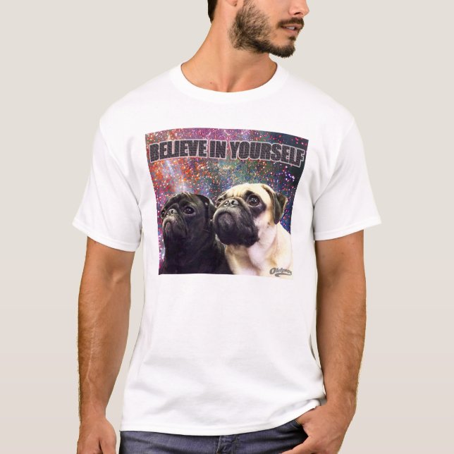 "Crea en sí mismo!" Camiseta suave cómoda (Anverso)