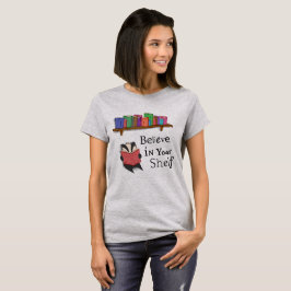 Crea en su estante - camiseta