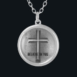 "CREA EN USTED" la joyería cruzada cristiana artsy<br><div class="desc">El diseño cruzado cristiano artsy del Grunge fresco con el texto "CREE EN USTED". ©riverme* el | de Copyright 2014-Present el | todos los derechos reservados</div>