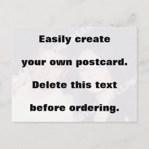 Crea fácilmente tu propia postal
