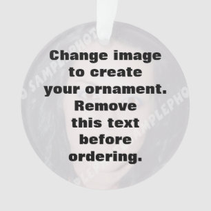 Crea fácilmente tu propio ornamento de fotos perso