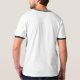 Camiseta ringer básica para hombre (Reverso)
