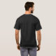 Camiseta oscura básica para hombre (Reverso completo)
