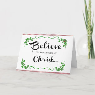 Crea la tarjeta de Navidad religiosa cristiana
