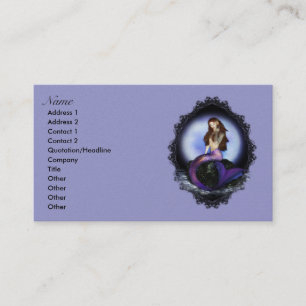 Crea la tarjeta de visita de la sirena