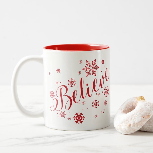 "Crea" la taza gráfica del día de fiesta del copo (Con donut)