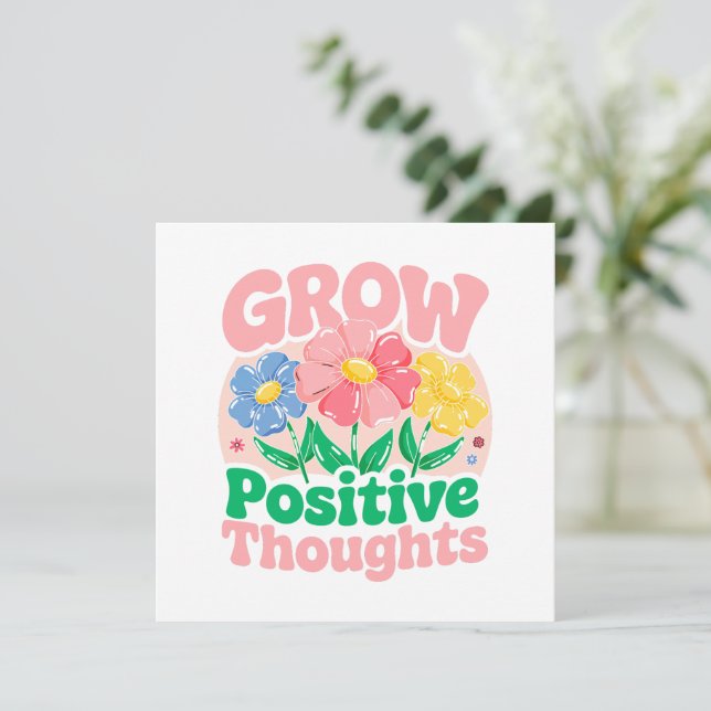 Crea Pensamientos Positivos – Floral Inspirador (6 (Anverso de pie)