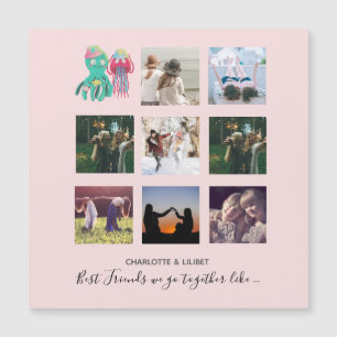 Crea regalos de collage de fotos de mejores amigos
