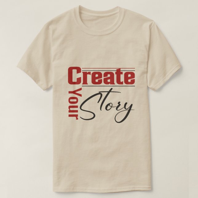 Crea tu camiseta de historia (Diseño del anverso)