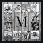 Crea tu Collage de fotos Personalizado Rustic Farm<br><div class="desc">Crea tu propio collage personalizado de fotos de 12 Instagram con tus imágenes personalizados sobre un fondo rústico de madera de madera estilo casa de campo. Añade tus fotos, diseños o obras de arte favoritas para crear algo realmente único. Para editar esta plantilla de diseño, simplemente cargue su propia imagen...</div>