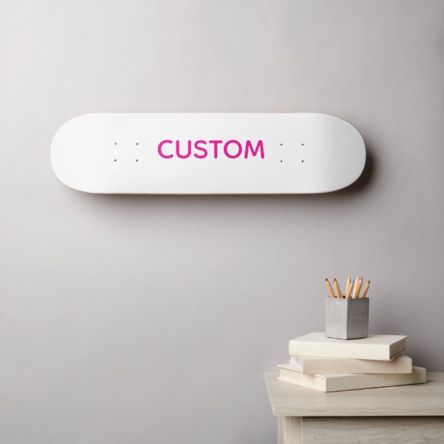 Crea tu Deck de Skateboard Personalizado de 8 1/8" (Arte de pared (horz))