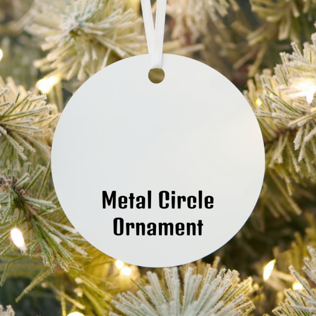 Crea tu ornamento de círculo de metal personalizad (in situ)