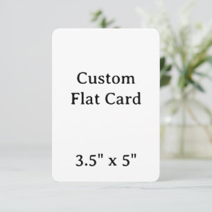 crea tu personalizado 3.5" x 5" Redondeado