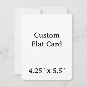crea tu personalizado 4.25" x 5.5" Redondeado