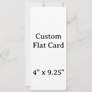 crea tu personalizado 4" x 9.25" Redondeado