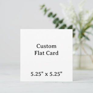 crea tu personalizado 5,25" x 5,25" al cuadrado