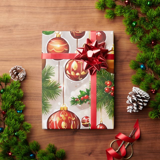 "Crea tu Personalizado Navidades envolviendo papel (Regalo de vacaciones)