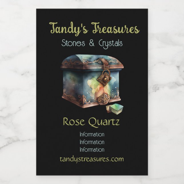 Crea tu propia acuarela del tesoro más grande (Etiqueta única)