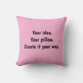 Crea Tu Propia Almohada Personalizada Rosa