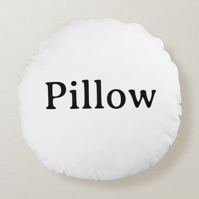 Crea tu propia almohada redonda personalizada simp (Anverso)