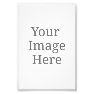 crea tu propia ampliación de foto de satén de 4'' 