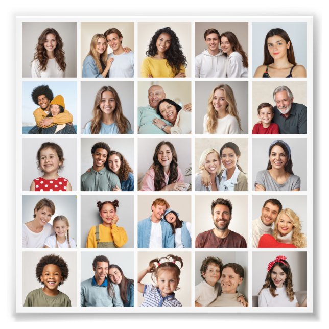 Crea tu propia ampliación de fotos con collage de  (Frente)