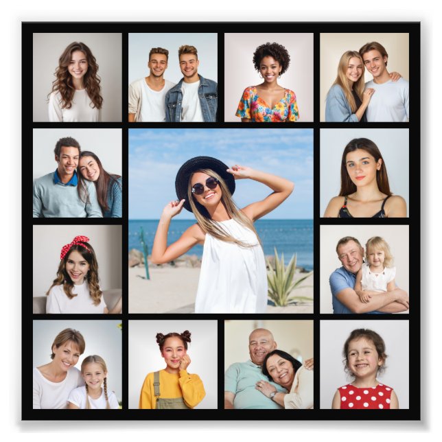 Crea tu propia ampliación de fotos con collage de  (Frente)