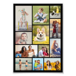 Crea tu propia ampliación de fotos de 12 Collages