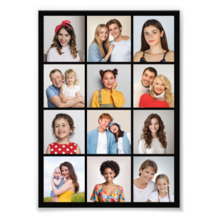 Crea tu propia ampliación de fotos de 12 Collages 