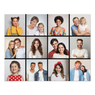 Crea tu propia ampliación de fotos de 12 Collages