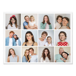 Crea tu propia ampliación de fotos de 12 Collages