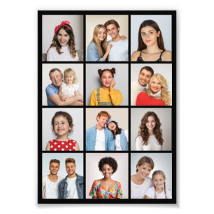 Crea tu propia ampliación de fotos de 12 Collages 