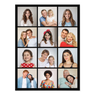 Crea tu propia ampliación de fotos de 12 Collages