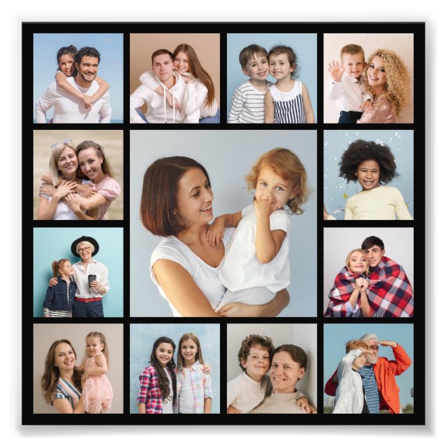Crea tu propia ampliación de fotos de 13 Collages  (Frente)