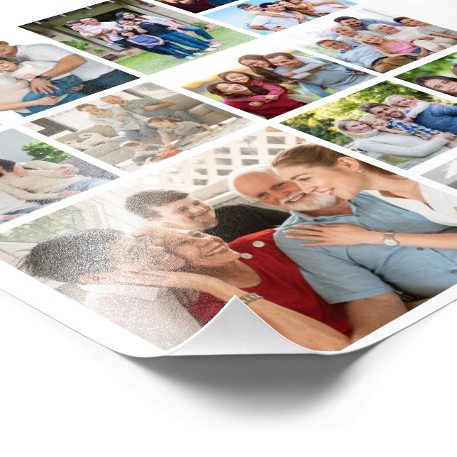 Crea tu propia ampliación de fotos de 14 Collages  (Esquina)