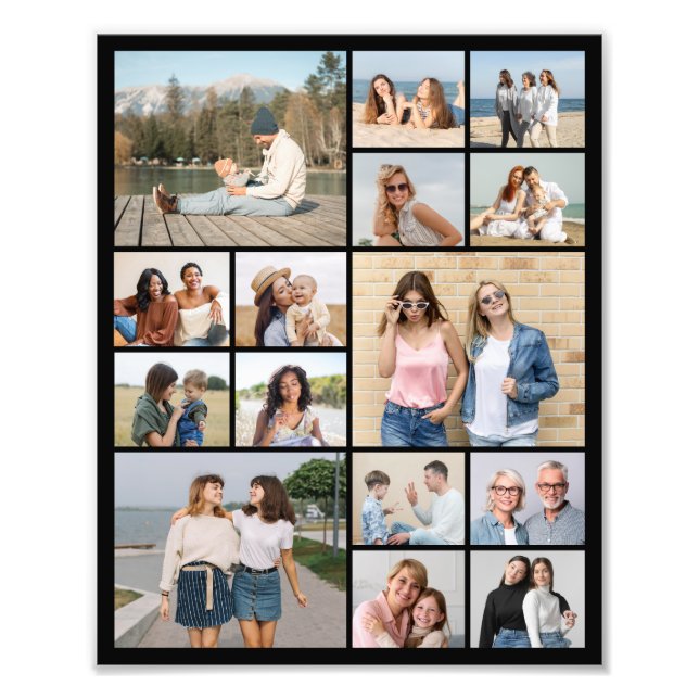 Crea tu propia ampliación de fotos de 15 Collages  (Frente)