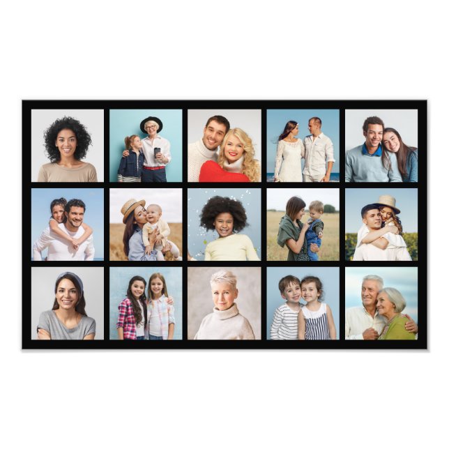 Crea tu propia ampliación de fotos de 15 Collages  (Frente)