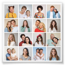 Crea tu propia ampliación de fotos de 16 Collages