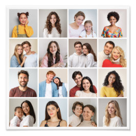 Crea tu propia ampliación de fotos de 16 Collages