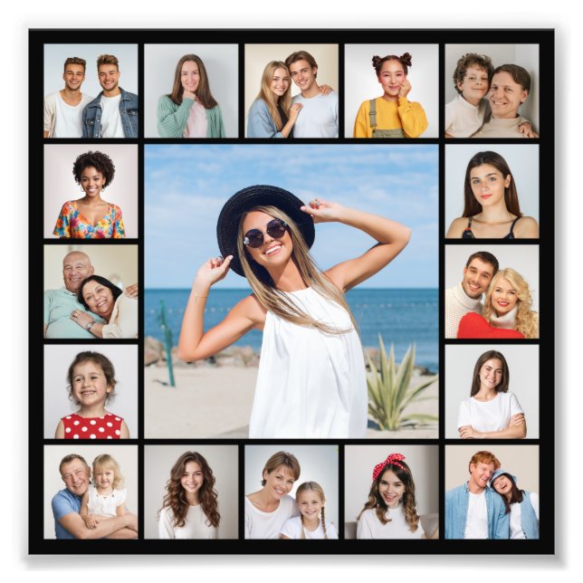 Crea tu propia ampliación de fotos de 17 Collages  (Frente)