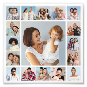 Crea tu propia ampliación de fotos de 17 Collages