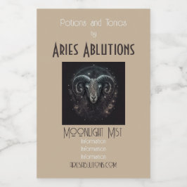 Crea tu propia astrología mística Aries Zodiac