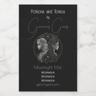 Crea tu propia astrología mística Gemini Zodiac