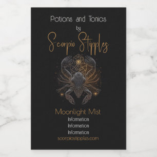 Crea tu propia astrología mística Scorpio Zodiac