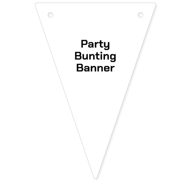 Crea tu propia bandera de fiesta triangular (Primera bandera)