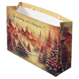 Crea tu propia bolsa de regalo de árbol de Navidad