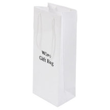 Crea tu propia bolsa de regalo de vino simple pers